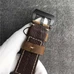 KW/VS Factory Panerai Imitated Watch，Panerai Luminor 1950 Series Pam386 Watch,Chocolate Dial，P9000 Automatic Mechanical，44 mm，Frosting Pull-Up Leather Band，Supreme Engraved Top Quality！,PAM-008
