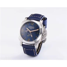 High-Imitated Panerai pam 689 Mechanical Watch，1:1 Panerai Luminor 1950 Series Pam00689 Watch, Blue Dial，Seagull Tianjin St2533 Movement，Genuine Leather Band！,PAM-031