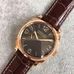 Panerai Pam439,P.2002 Hand Wind Movement,42 mm,Men's Watch，Transparent Case Back，Power Reserve 60 Hours，Fine Steel Case Rolled 18K Rose Gold， Sapphire Crystal Glass，Cowhid Band， Transparent Case Back，Water Resistent 100 Meters，PAM-062