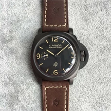 Panerai Pam617 Star Limited Edition，With Homemade P.3000V Movement, 3-Days Chain Length Power，1950 Case With Diameter Of 47mm，The "1950" Engraving On The Supporting Bridge Is So Smart，Imported Cowhide Band Supreme Men's Watch,PAM-099