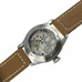 47mm parnis white dial 6497 Mechanical ST manual wind brown leather strap mens watch PA-011