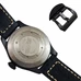 47mm parnis black dial yellow mark PVD case Seagull 2551 automatic mens watch PA-018