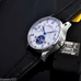 43mm Parnis Power Reserve White Dial Blue Numbers Seagull Automatic Men's Watch PA-033