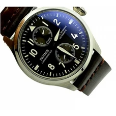 Whatswatch Parnis Automatic Power Reserve Mechanical Men's Watch Factory Wholesale PA-037
