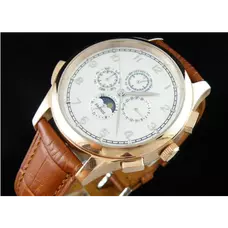 44MM Parnis White Dial Automatic mechanical multi-funtion WATCH PA-050