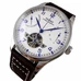 WhatsWatch 43mm Luxury White Dial Seagull Power Reserve Chronometer Automatic Mechanical Watch PA-059