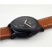 Parnis Military Seagull Movement Power Reserve Automatic Winding Men's Watch Black PVD case PA-061
