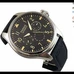 Whatswatch 47mm parnis yellow number Automatic date weel multi-function mens Watch PA-068