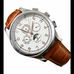 Parnis Watches White Dial Gold-plated Mark Automatic Chronometer Moonphase Multifunction PA-069