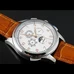 Parnis Watches White Dial Gold-plated Mark Automatic Chronometer Moonphase Multifunction PA-069