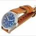 WhatsWatch 47mm parnis black dial hand winding mechanical mens Watch 6498 luminous hand PA-070