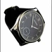 Whatswatch 44mm parnis Black dial silver marks @6 manual Winding Watch 6498 PA-078