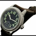 WhatsWatch Parnis 44mm Mechanical Hand-winding Black dial Green Number Men's Watch PA-080