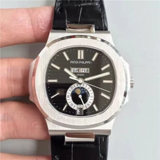 New Product Patek Philippe 5726A-001 Watch Lots Of Optional Colours， Nautilus Complex Function Series！Imported 9015 Change And Engrave Original Product Cal.324 Movement，6-Second Calendar＋The True Hosts Of Heaven Function,40mm Strap Men's Watch