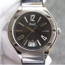  1:1 High-Imitated Piagetpolo Series G0A31139, Imported 9015 Changed From  Original Cal.800P Mechanical Movement, Plane Formula With Precise Adjusted Pulse Device，Leather Band ，43Mm Diameter，Transparent Case Backmen'S Watch  PIA-004