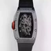 High-Imitated Richard Mille Watch，Richard Mille Rm Hollow-Carved Series ,Complete Black Ceramics，Rubber Band，Perspective Mechanical Movement,The Material Of Case Adopting Tzp RM-003