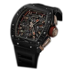 Supreme Imitation High-Imitated Richard Mille Mechanical Men Watch，1:1 Richard Mille Rm 011 Lotus Limited Version Rm11 Adopting Carbon Fiber Material As The Original Products Do,7750 Complex Mechanical Movement RM-011