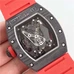 2017 Hot Style！ Richard Mille Rm50-27-01 Red Style，Ntpt Carbon Fiber，With Original Imported Mechanical Movement，The Substrate Of Movement Is Fastened By Four Tightwires Linking With The Case！Original Size RM-024