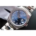 1:1 Rolex New Product Datejust Series 116234 Blue Dial Setting With Diamonds,Automatic，36 mm，18K Platinum/ Stainless Steel，Triangle Flute Bezel，Blue-Diamond Dial,Fine Steel, Women And Men Watch