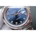 1:1 Rolex New Product Datejust Series 116234 Blue Dial Setting With Diamonds,Automatic，36 mm，18K Platinum/ Stainless Steel，Triangle Flute Bezel，Blue-Diamond Dial,Fine Steel, Women And Men Watch
