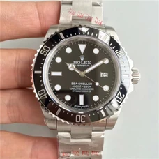 N Factory Surperior Product Men's Watch Small-Size Sea-Dweller V7 Supreme 1:1 Rolex Sea Small-Size High-Imitated Sea-Dweller With 3135 Movement, 40mm Fine Steel Mechanical Men's Watch,Suitable For Both Men And Women