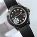 Replica Rolex Yacht-Master 40 116655 Noob Factory JF 1:1 Best Edition, 40MM, Stainless Steel, Ceramic Bezel, Black Dial, Black Rubber Strap, NEW Rolex Clasp, SWISS Rolex 3135 Automatic Movement