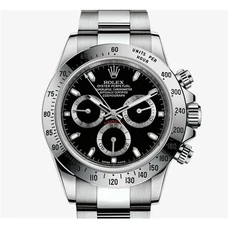 Replica Rolex Daytona Cosmograph 116520 Noob Factory 1:1 Best Edition, 40MM, Stainless Steel , Black Dial, Stainless Steel Bracelet, SWISS Rolex 4130 Automatic Movement