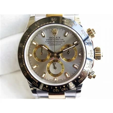 Supreme Engraved 1:1 Rolex Xdaytona High-Imitated Daytona Timekeeping Stopwatch 4130 Movement,Gold Interval Sceramics Bezel 40mm Grey Dial, Supreme High Engraved Rolex 1:1 Men's Watch Watch Noob Factory