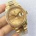 Rolex Gold Watch 2017 Rolex Weekly Calendar High-Imitated Watch 1:1 Rolex Week-Calendar Series 228398TBR Champagne Dial Watch ，Automatic，18K Gold Setting With Diamonds，Suitable For Both Men And Women，N Factory Supreme Imitation Watch