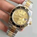 Rolex 116613 Maharajah Gold V7 The Highest Version Maharajah Gold Rolex Half-Gold Intervals Band Submarine Genuine 18K Gold Band Never Fading Rolex Submarine Champagne Gold Dial N Factory Perfect Version