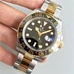 V6S V7Rolex N Factory Greenwich II 116713-Ln-78203 Watch，Rolex Watch，Full-Automatic，40 mm，Men's Watch，Transparent Case Back，18K Gold and Fine Steel Case and Band