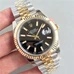 N Factory 1：1 Rolex Datejust Watch，Rolex Datejust Series126333 Black Dial Commemorative Watch，Complete Rolled 18K Champagne Gold，Colour Never Change，By No Means Can Plating Gold Compare With！41mm，Champagne Gold Neutral Watch