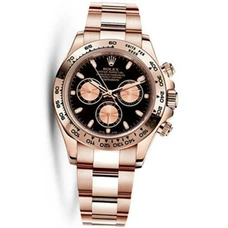 Hong Kong high imitation Rolex watch. Full gold ROLEX cosmic type Daytona series 116505-78595 rose gold men's watch, 4130 chronograph movement Super high imitation quality RO-114
