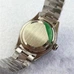 1:1 top re-enactment ROLEX women's mechanical watch, high imitation Rolex women's log series 279175 white dial, 2671 Swiss machinery, full 18K white gold watch-case strap, triangular outer ring, show clever dial, suitable for skinny girls RO-122