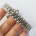 1:1 top re-enactment ROLEX women's mechanical watch, high imitation Rolex women's log series 279175 white dial, 2671 Swiss machinery, full 18K white gold watch-case strap, triangular outer ring, show clever dial, suitable for skinny girls RO-122