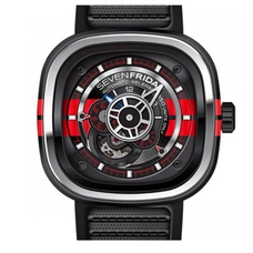  Supreme Imitated 1:1  High-Imitated   Sevenfriday P Series P3 Bb Special Version Mustang Original Product Automatic Movement Topest Version Men'S Watch  SEV-004