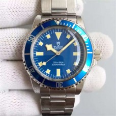 High-Imitation High Quality Tudor Little Blue Flower Heritage Black Bay Series ， Square Scale Round Scale. Stainless Steel Band ，Imported Switzerland Eta2824 Automatic Mechanical ,41 Mm Diameter , Men'S Watch TUD-008