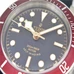 1:1 Tudor Little Red Flower New Style Weave Band Tudor Heritage Series 79230R- Black Weave Band Watch，Automatic  Mechanical，41 Mm，Stainless Steel ，Burnishing，Frosting；Unidirectional Rotation Bezel，Men'S Watch TUD-010
